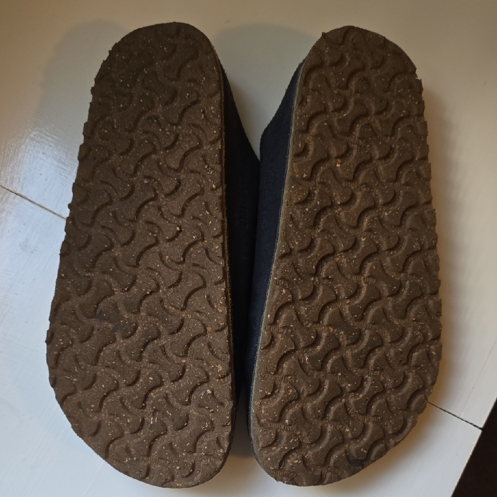 Birkenstock Black Loafers Slip-Ons Comfortable Casual - Picture 2 of 6